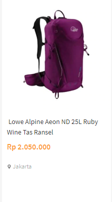 Lowe Alpine Tas Gunung