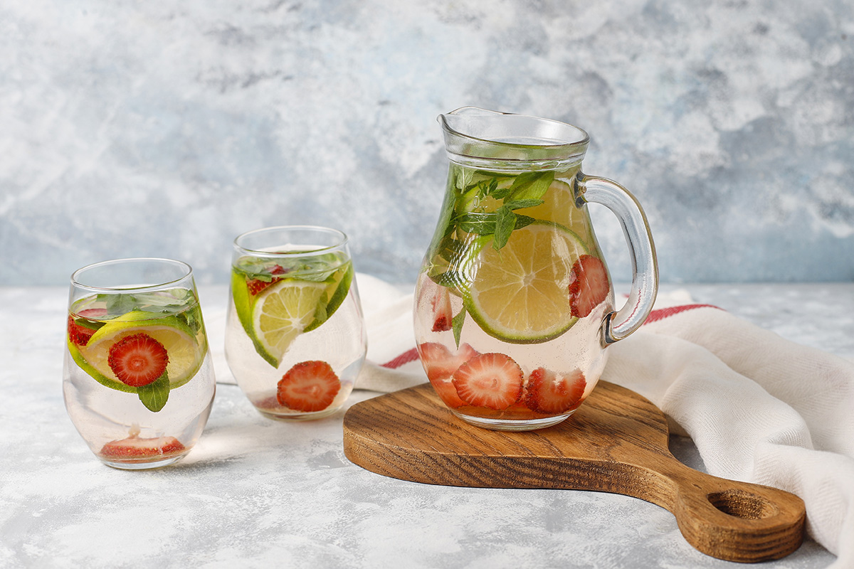 manfaat infused water