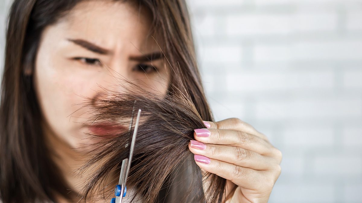 cara mengatasi rambut bercabang
