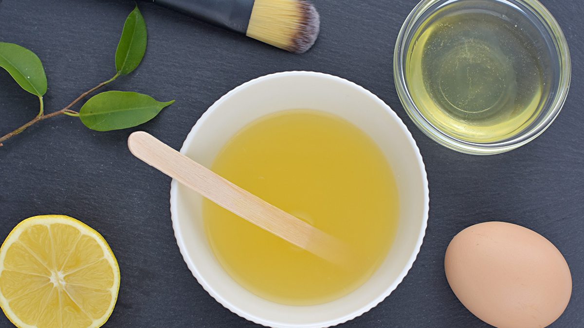 Masker putih telur mengangkat komedo