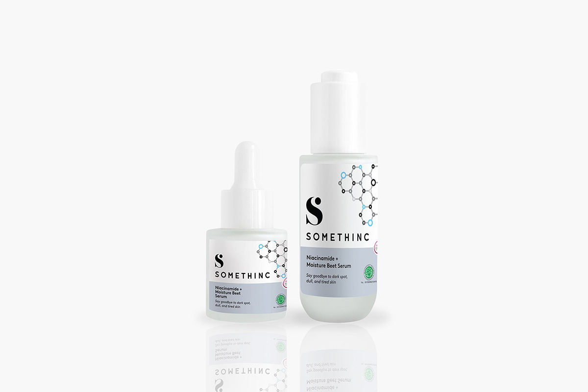 Somethinc Niacinamide + Moisture Beet Serum untuk Kulit Berjerawat
