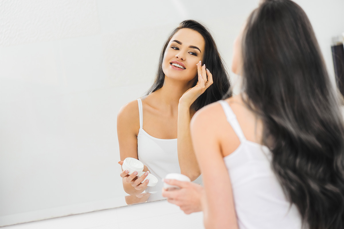 Kulit hidung kering pakai sunscreen