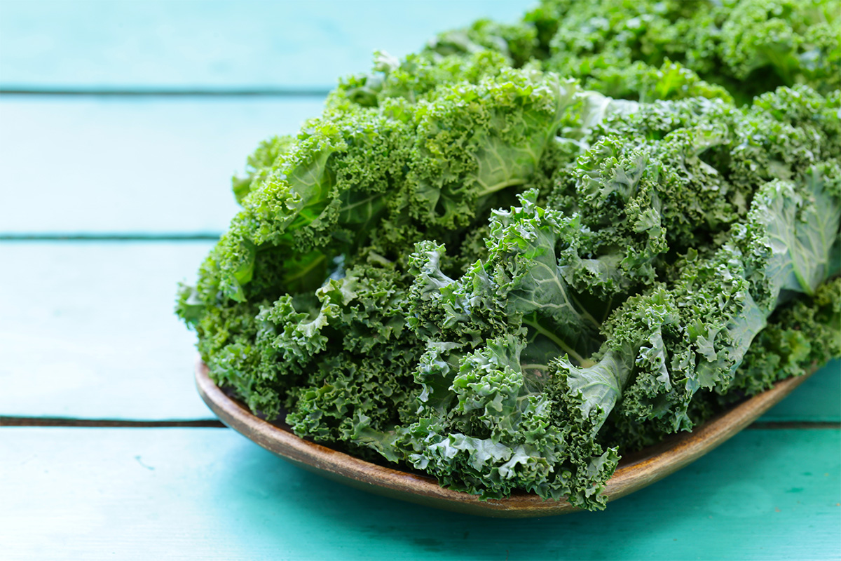 Sayur kale penambah darah