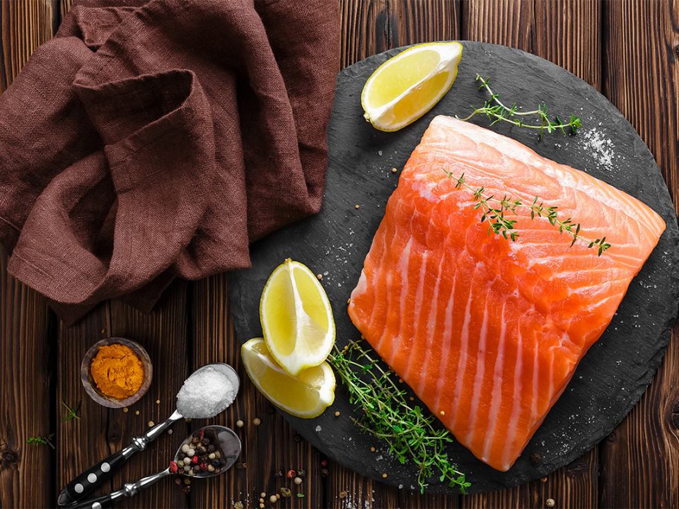 Salmon menambah berat badan