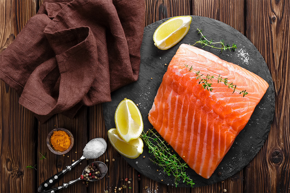 Salmon menambah berat badan