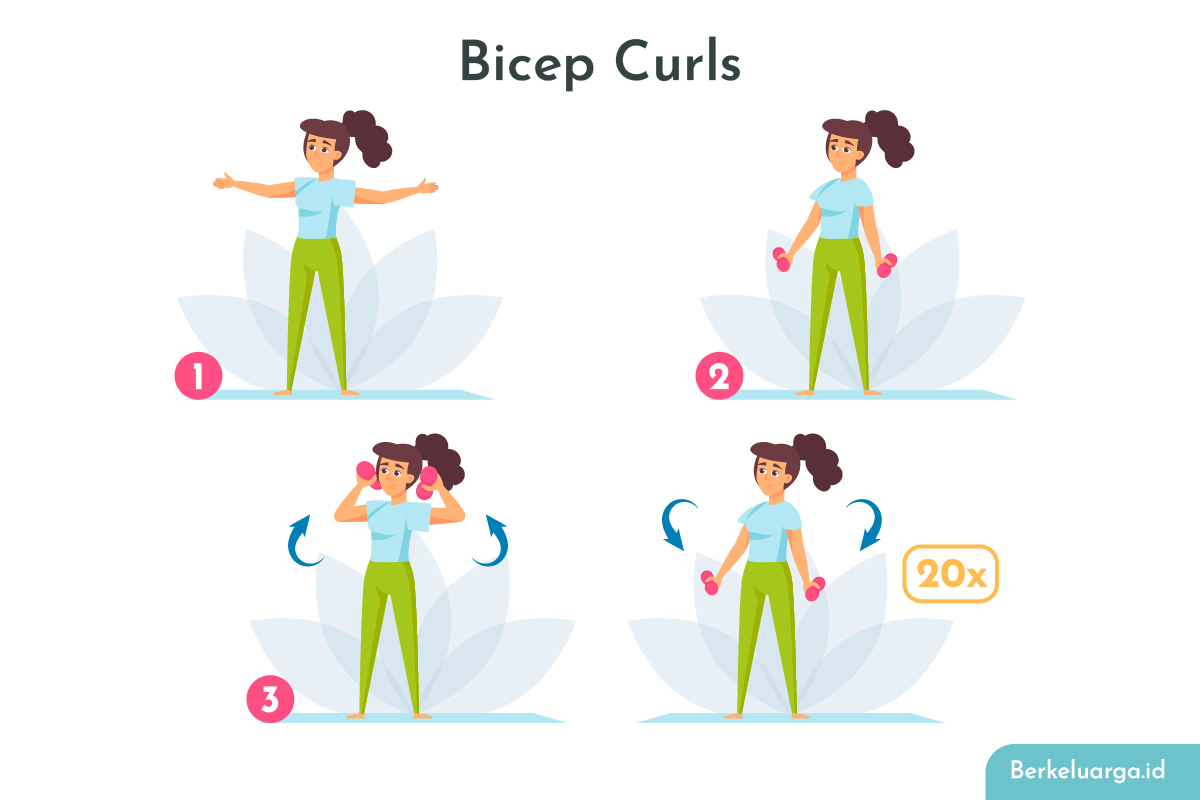Gerakan bicep curls
