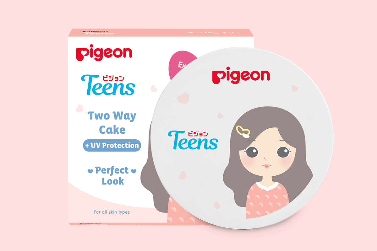 Bedak Untuk Remaja Pigeon Teens Two Way Cake