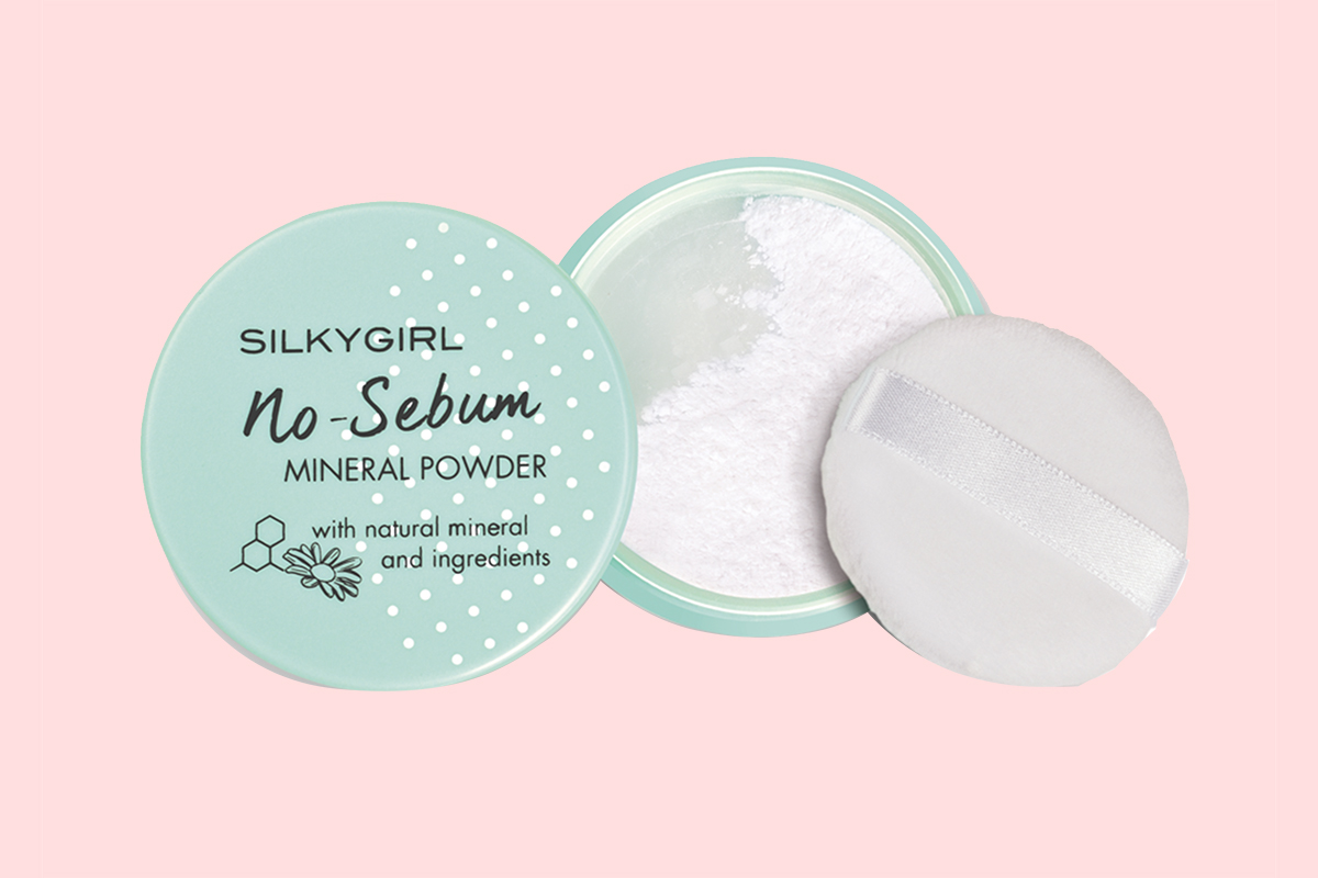 Bedak Silky Girl No Sebum Mineral Powder