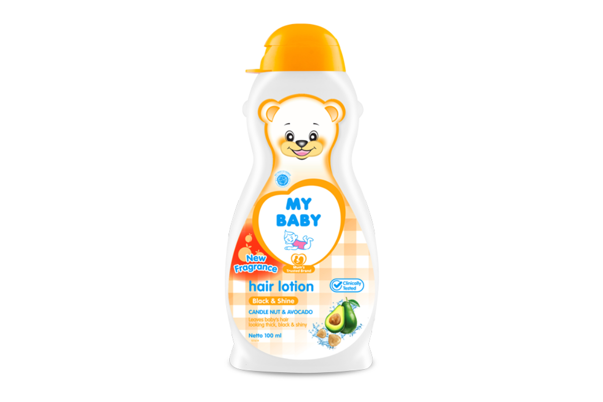 Minyak Rambut Bayi My Baby Hair Lotion Black & Shine