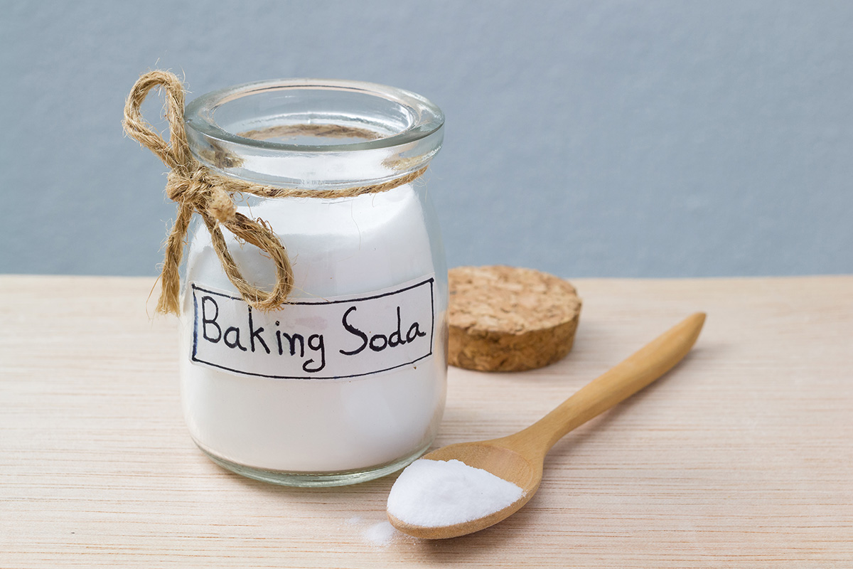Baking soda membersihkan kerak