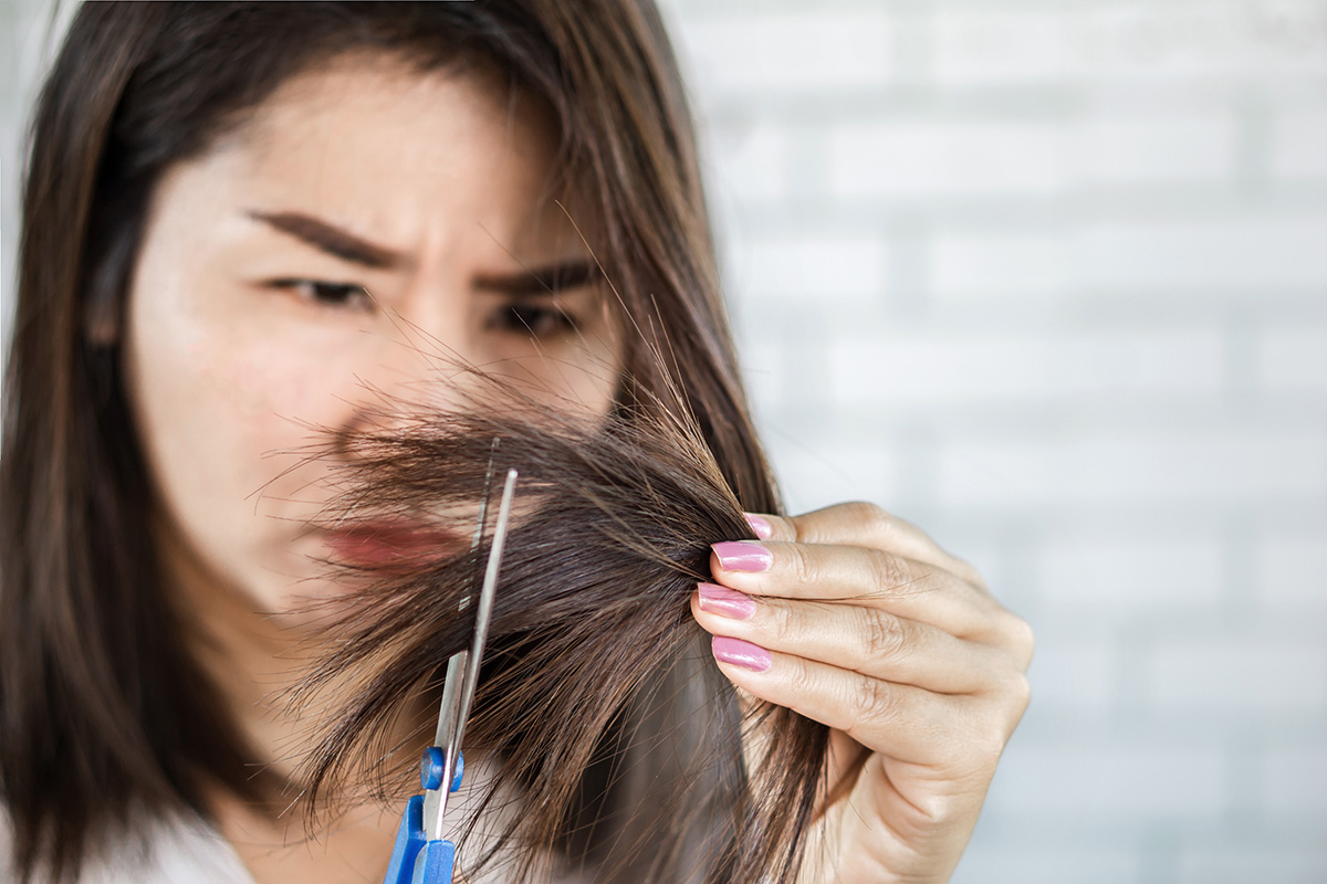 cara mengatasi rambut bercabang