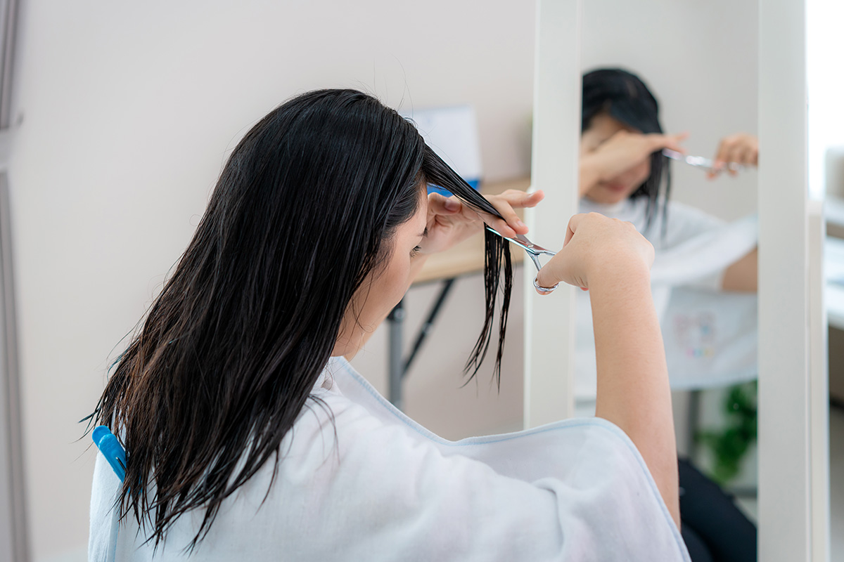 Cara potong rambut sendiri di rumah