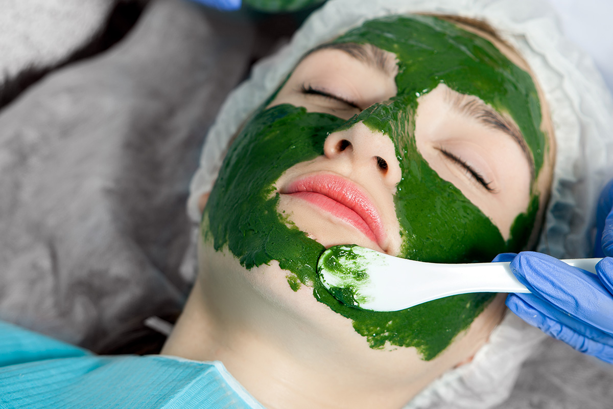 manfaat masker spirulina