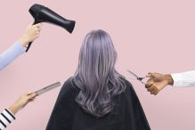 Rambut Diwarnai