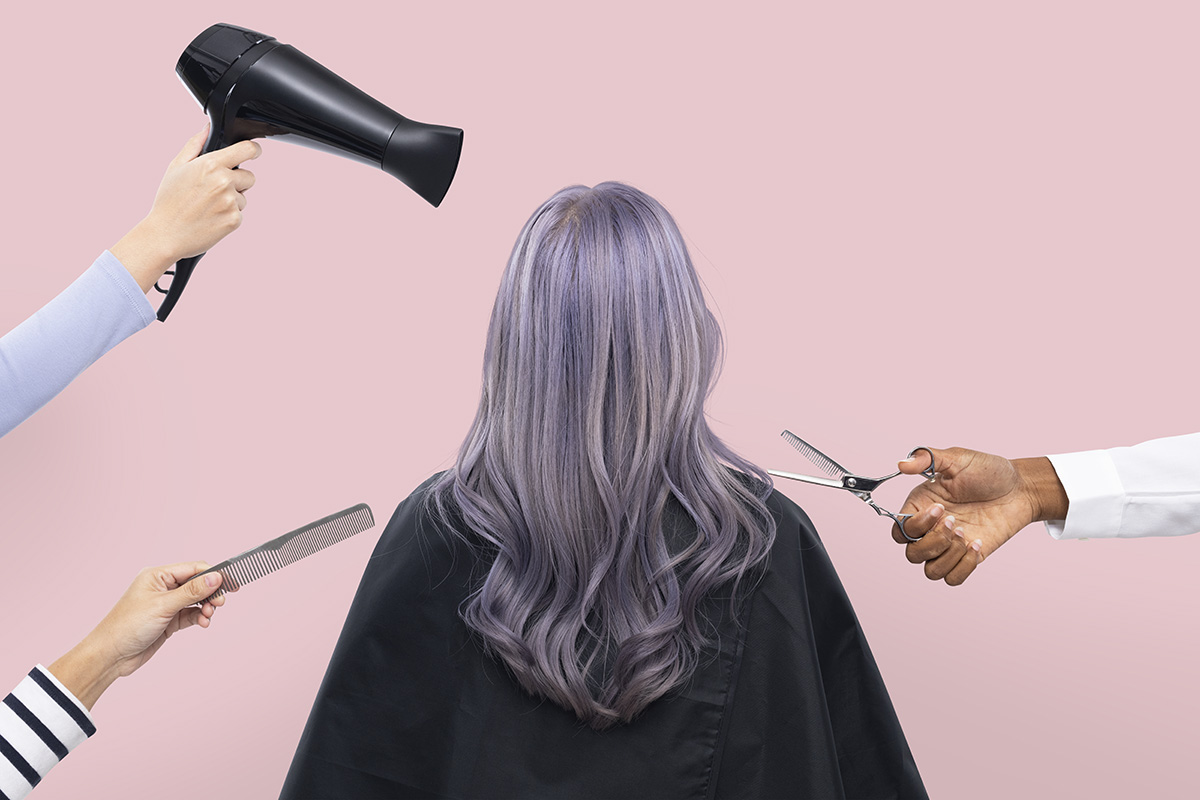 Rambut Diwarnai