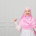 Hijab kuning langsat